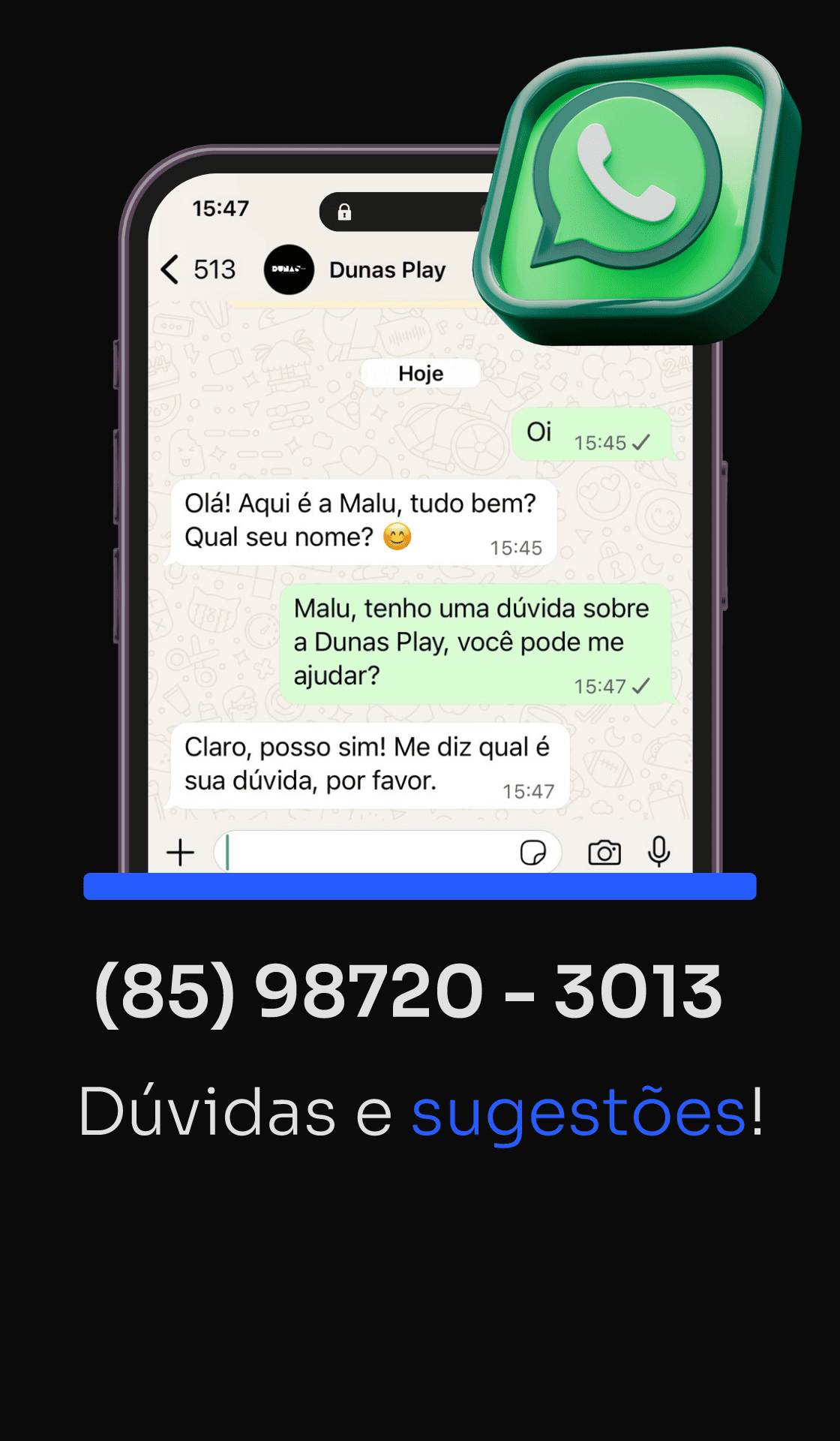 Conversa no WhatsApp